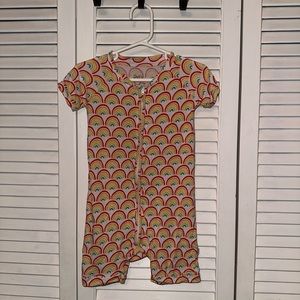 Little Sleepies Rainbow shorty.